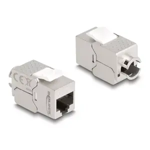 DeLOCK Keystone Модуль RJ45 разъем к LSA Cat.6A Slim безинструментальный