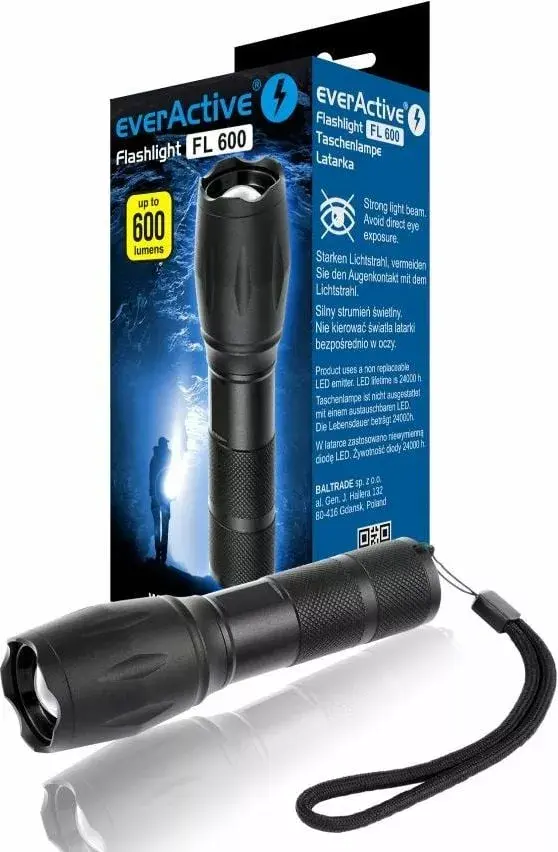 Фонарь everActive FL600 — 600 лм Photo 1