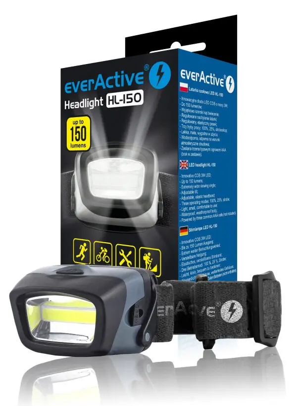 Налобный фонарь everActive HL-150 Photo 8