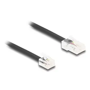 DeLOCK telefona kabelis RJ45 uz RJ11 melns 10 m
