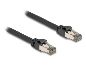 Networking cable DELOCK 80240 Cat6a U/FTP (STP) RJ-45–RJ-45, 1 m, black