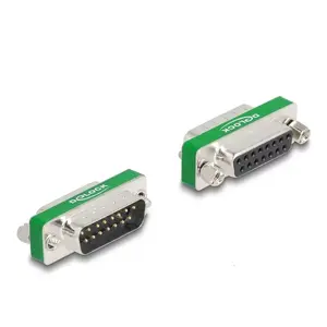 DeLOCK RF/EMI фильтр подавления помех D-Sub 15 pin male to female с низкочастотным фильтром