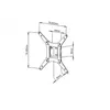 Tilting TV wall mount ART AR-58 17"–32" Photo 3