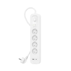 Belkin SRB001CA2M сетевой фильтр Белый 4 розетка(и) 2 m