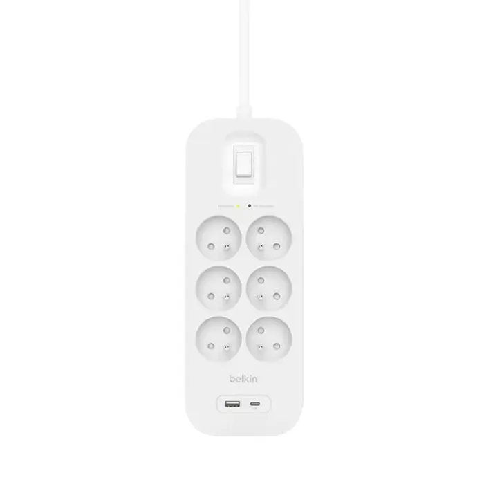 Удлинитель Belkin Connect White 6 AC розеток Photo 2