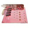 Адаптер StarTech.com Quad M.2 PCIe QUAD-M2-PCIE-CARD-B Photo 4