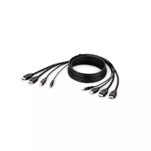 KVM cable Belkin F1DN2CCBL-HH6T HDMI 1.8 m, black