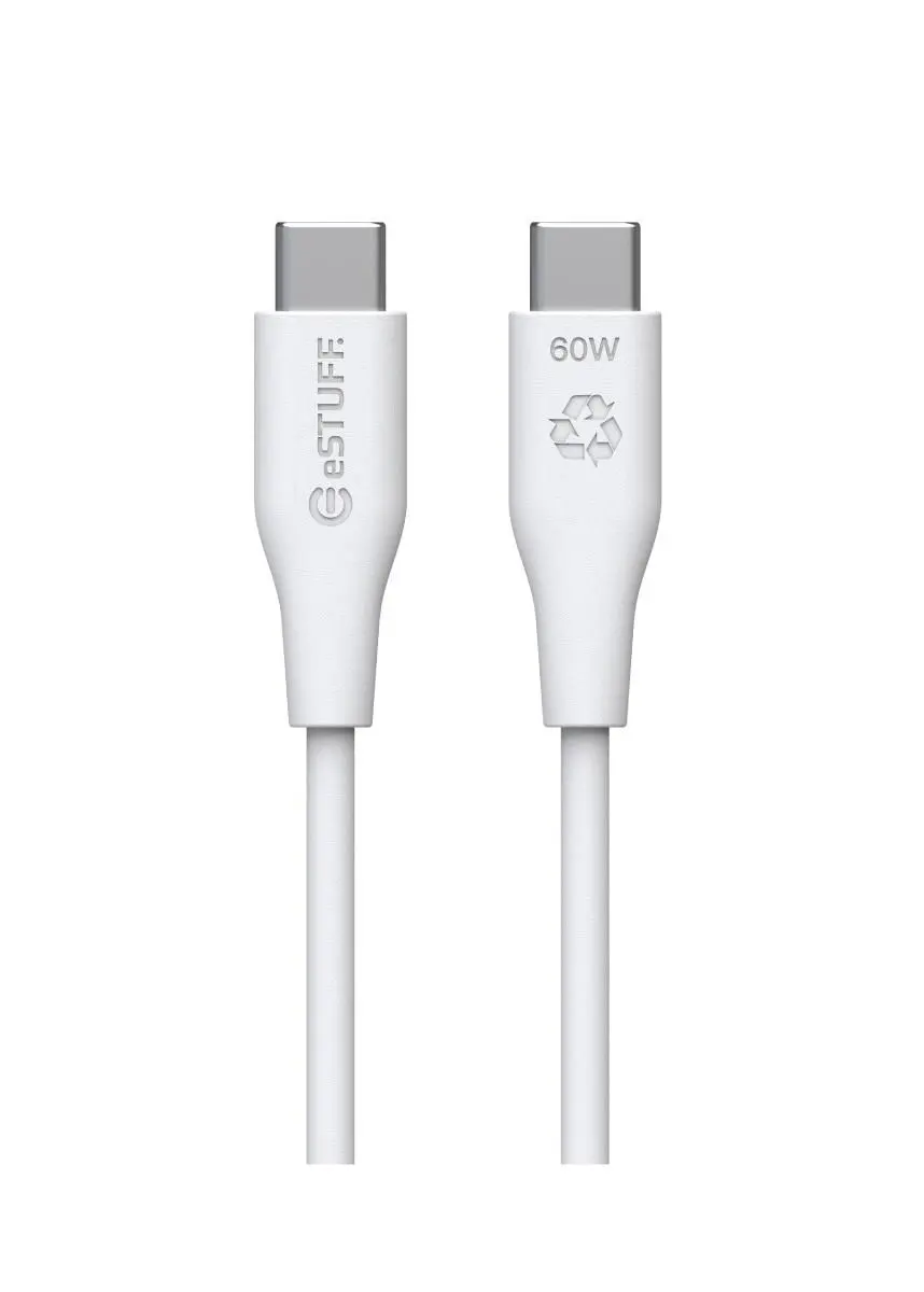 USB Cable eSTUFF ES604270-BULK USB-C to USB-C 2m White Photo 5