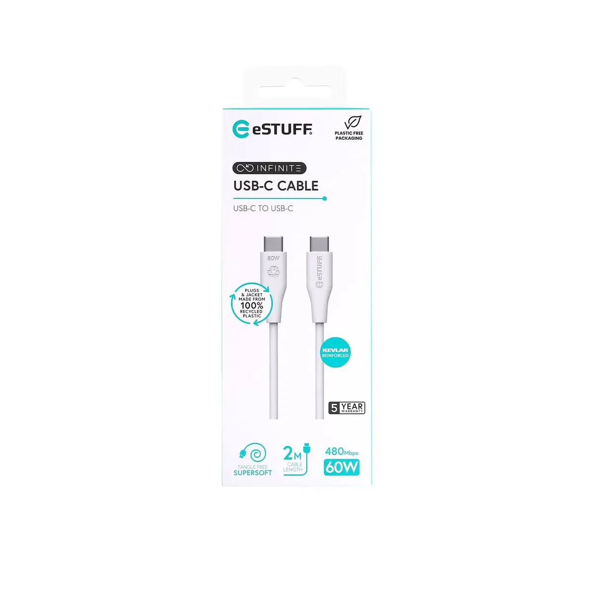 eSTUFF ES604270 USB-C Cable Photo 2