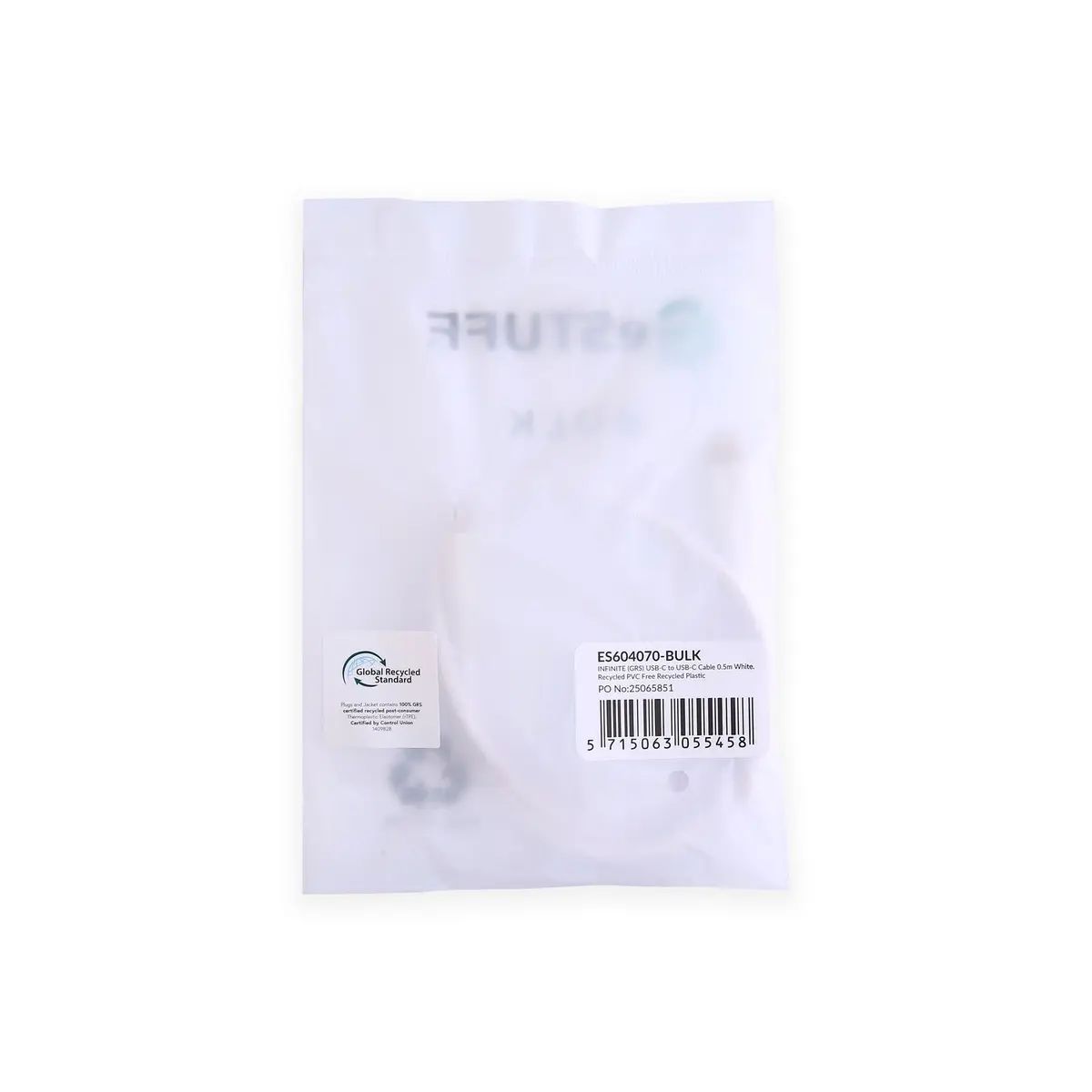 USB кабель eSTUFF ES604070-BULK USB C - USB C Photo 3