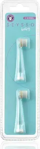 Toothbrush set Seysso Baby Penguin 0–18M, 2 pieces — baby toothbrush for infants and toddlers