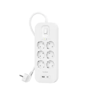 Belkin Connect Balts 6 Maiņstrāvas izvade (-s) 2 m