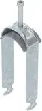 Pipe clamp OBO Bettermann BS-H2-K-52 for 6–52 mm pipes, stainless steel mounting bracket