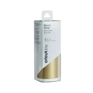 Heat transfer vinyl roll Cricut Smart Vinyl Removable Gold 139mm x 1219mm
