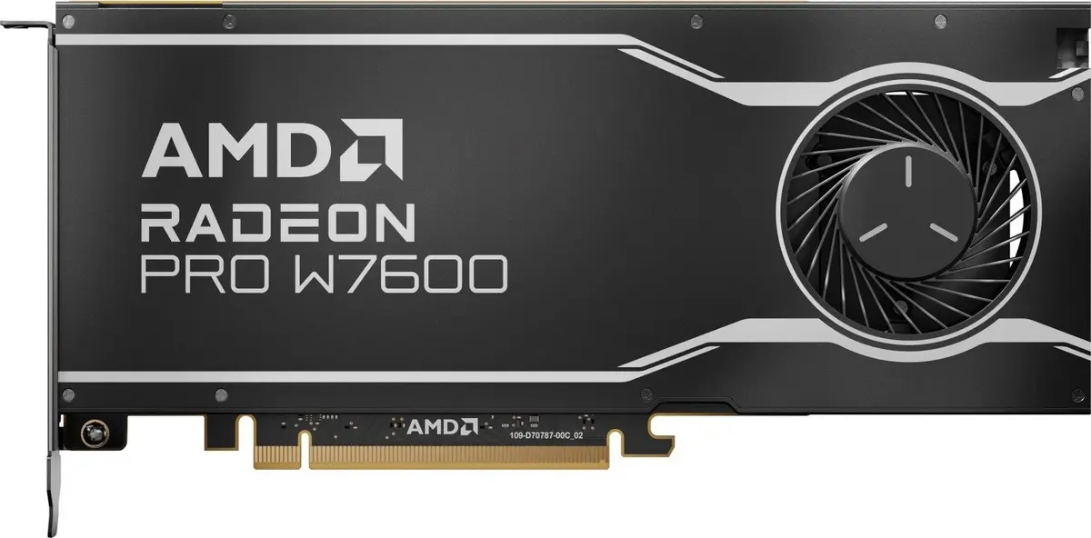 AMD Radeon Pro W7600 grafiskā karte Photo 3