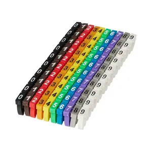 MicroConnect MC-CABLEMARKER Cable Marker Clips Multi-color 100-pack