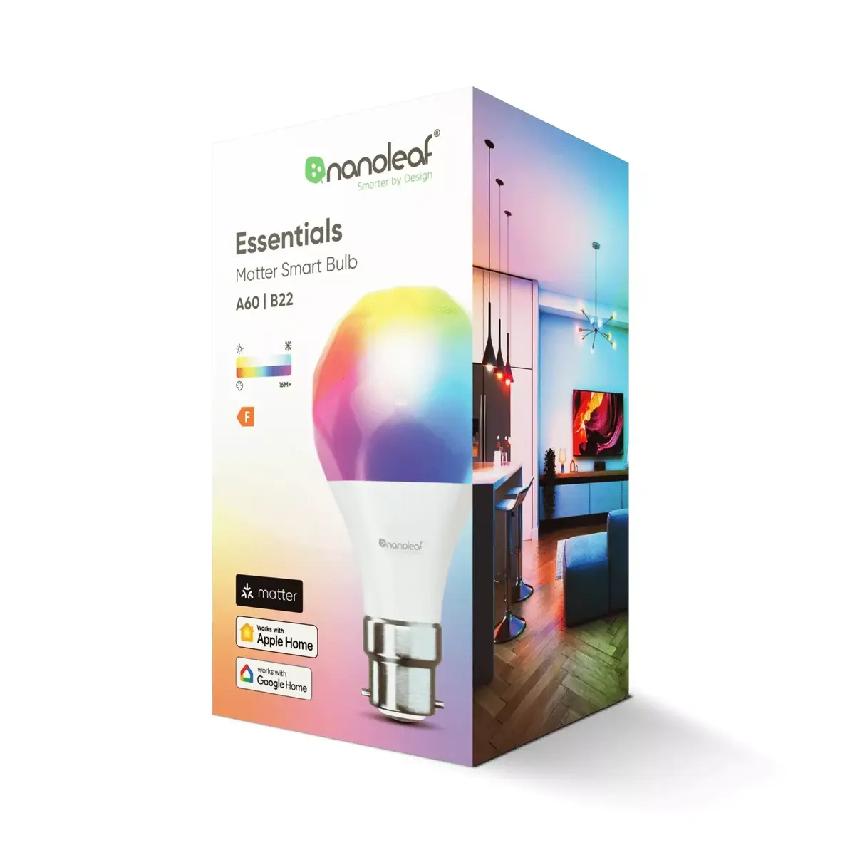 Nanoleaf Essentials A60 B22 Умная 9 Вт 806 лм Photo 5