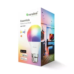 Smart LED bulb Nanoleaf Essentials A60 B22 Matter 9W 806 lm RGBCW 2700–6500K