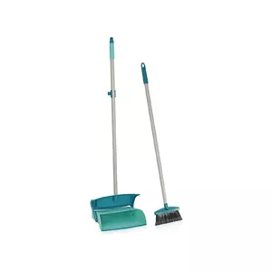 Dustpan Set Leifheit 41405 Black Grey Turquoise
