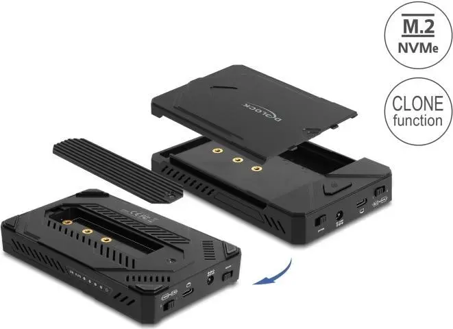 HDD/SSD korpuss DeLOCK 42020 Melns 2
