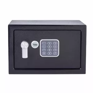 Brīvi stāvošs seifs Yale YSV/200/DB2 — tērauds, melns, kombinētais slēdzene, 8,6 L, 310×200×200 mm