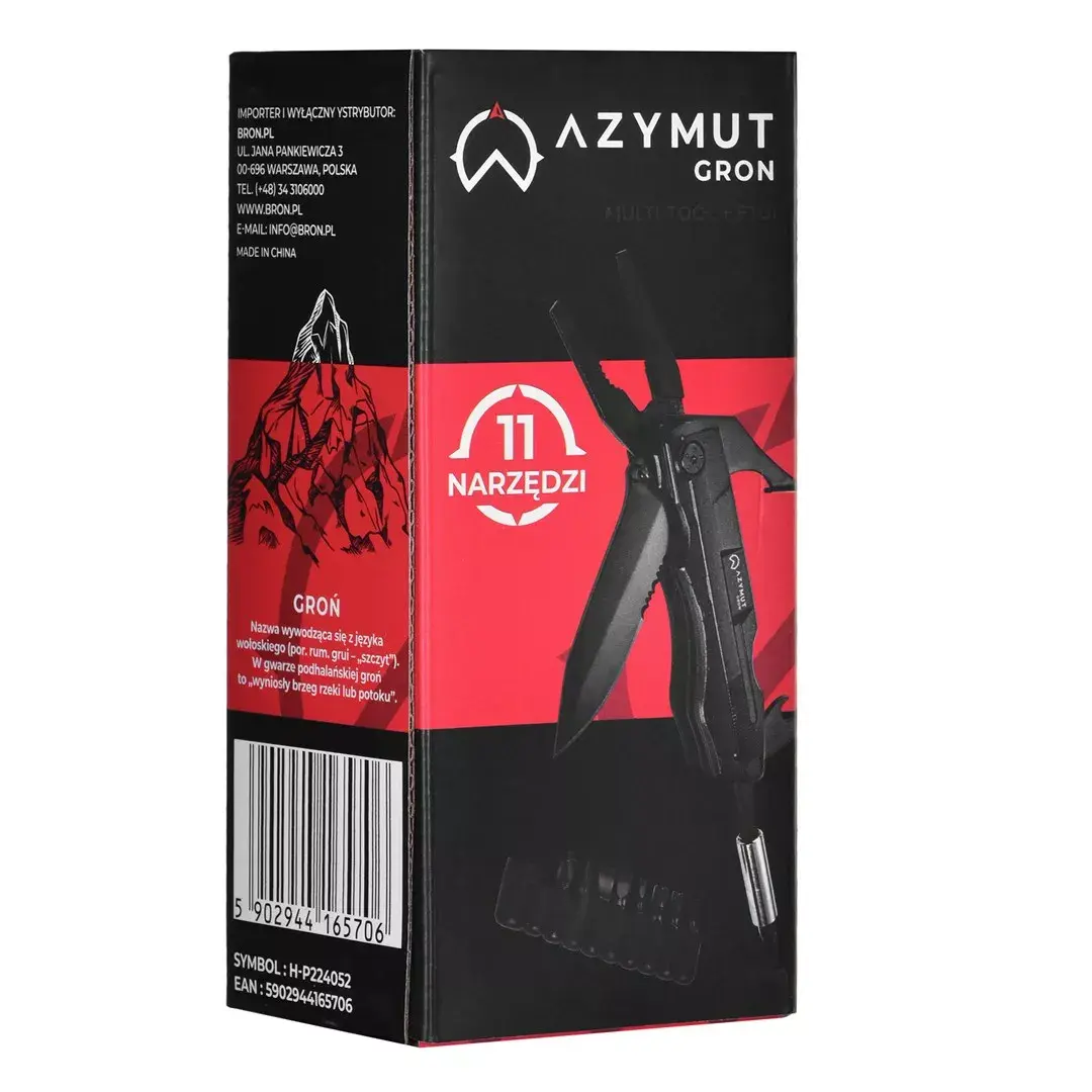 Мультитул AZYMUT Gron — 11 инструментов, 9 бит Photo 9