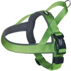 Dog Harness Nobby SZELKI CLASSIC PRENO M-L, adjustable 50–64 cm, green, chest width 20/25 mm