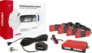 Parking sensor kit Amio AMI-02253 — 4 black internal buzzer sensors, 16.5 mm