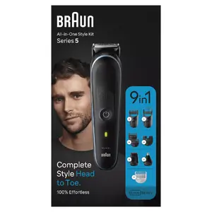 Braun MGK5411 Trimmer Black Blue 100 min battery life