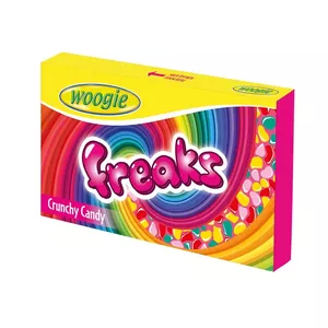 Candy Woogie Woogie Cukura dražejas fruit flavor 150 g bag