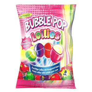 Chewy candy Woogie Karameles with bubble gum flavor 144 g