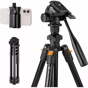 Statīvs K&F KF09.115 ar video galvu panorāmas — foto un video statīvs