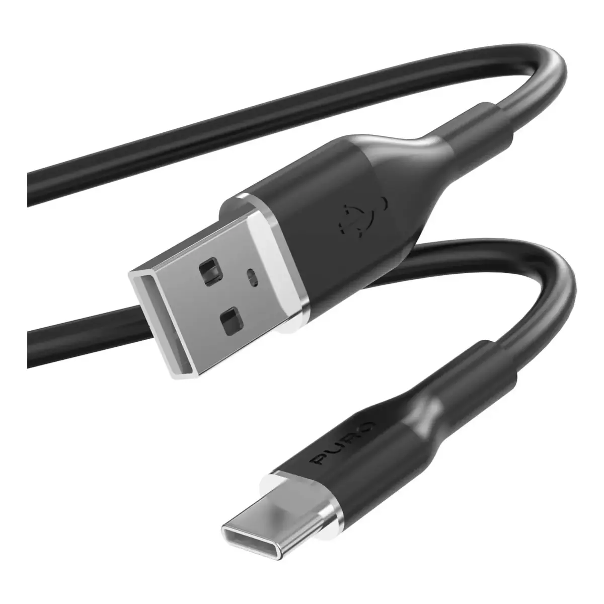 PURO Power And Data Sync SOFT Cable USB-A To USB-C Photo 2