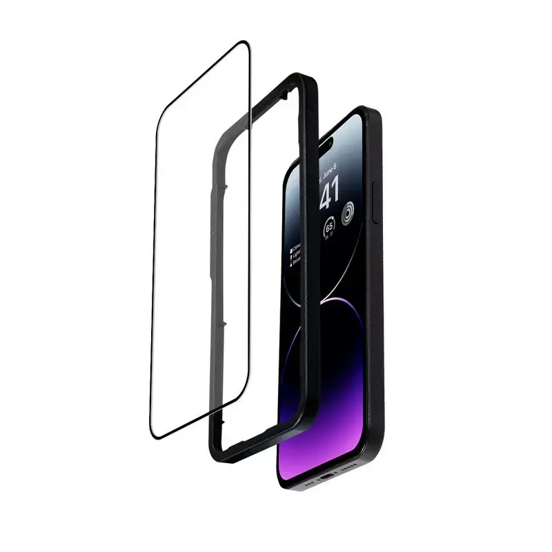 Crong Anti-Bacterial 3D Armour Glass for iPhone 14 Pro Max Photo 4