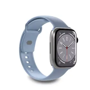 Ремешок PURO PUICNAW40LBLUE — силиконовый синий ремешок, совместим с Apple умными часами