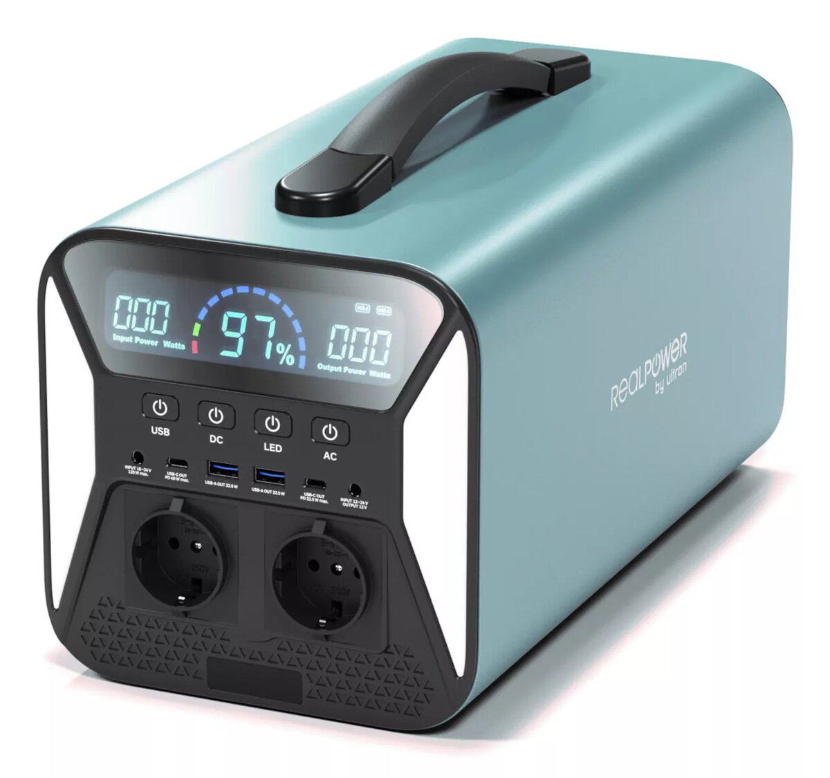 Portatīvais akumulators RealPower PS-1000C 310000 mAh