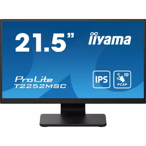 Монитор IIYAMA TOUCHSCREEN LED 21.5" T2252MSC-B2, 21.5", сенсорный экран, LED, 1920x1080