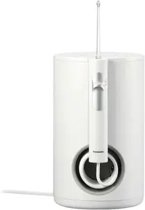 Countertop oral irrigator Panasonic EW-1614W503, 0.6 L tank, white, 4 heads, 125×140×200 mm