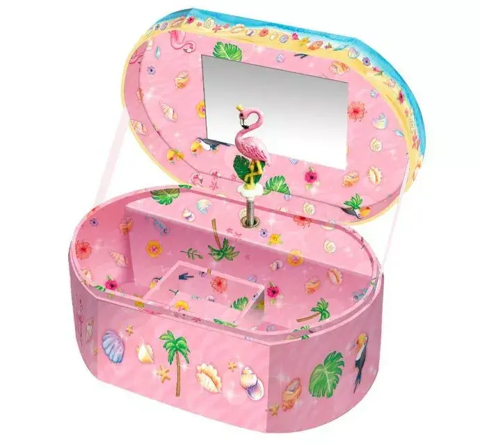 Pulio Pecoware Oval mūzikas kastīte - Flamingo Photo 2
