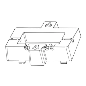 Grandstream Networks wallmounting kit per GRP260x telefona balsts un statīvs Melns, Pelēks