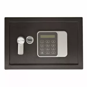 Brīvi stāvošs seifs Yale YSG/200/DB2 — tērauds, kombinācijas slēdzene, 8.6 l, 310×200×200 mm, melns
