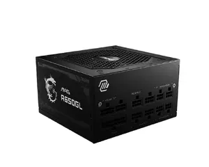 Блок питания MSI MAG A650GL 650 Вт ATX, 80 PLUS Gold, модульный, 6×SATA, 4×PCIe 6+2‑пин, 20+4, вентилятор 120 мм, 90% КПД