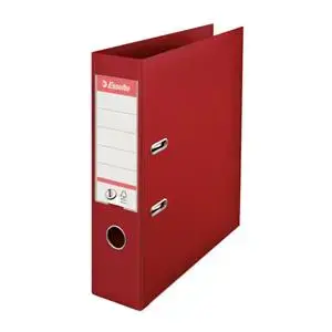 ESSELTE No1 ecological index folder, A4, cardboard, 75 mm, red