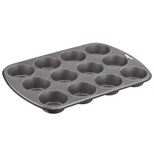 Tefal Easybake J1745074 Muffin Mould Rectangular Carbon Steel Grey