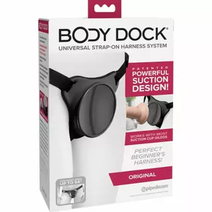Страп-он Pipedream Body Dock Original Harness Силикон Черный