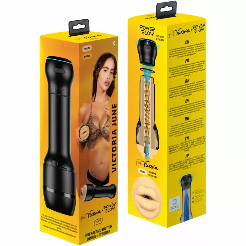 Мастурбатор Kiiroo FeelVictoria June + PowerBlow Photo 8