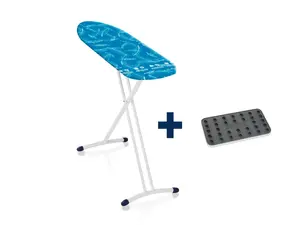 Leifheit Air Board L Solid Shoulder Ironing Board 130 x 38 cm with Height Adjustment