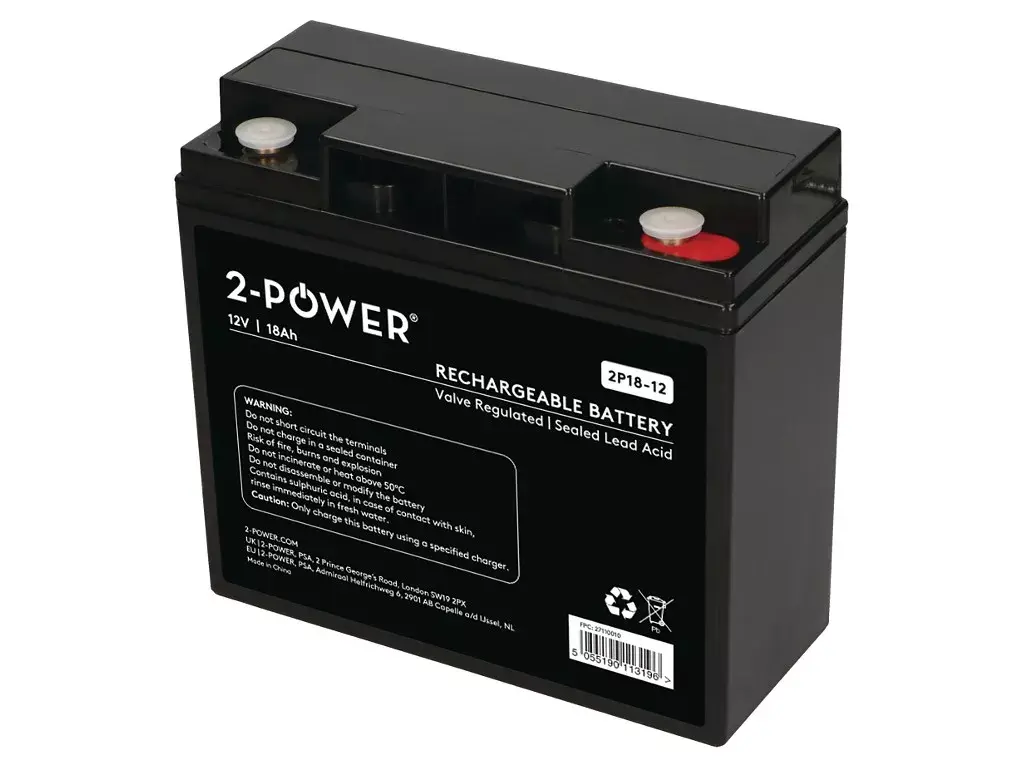 2-Power 2P18-12T12 аккумулятор 12 В для ИБП Photo 3