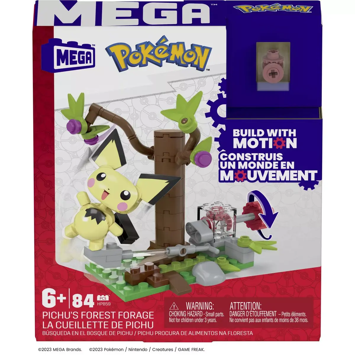Конструктор MEGA Pokémon Pichu's Forest Forage Photo 6