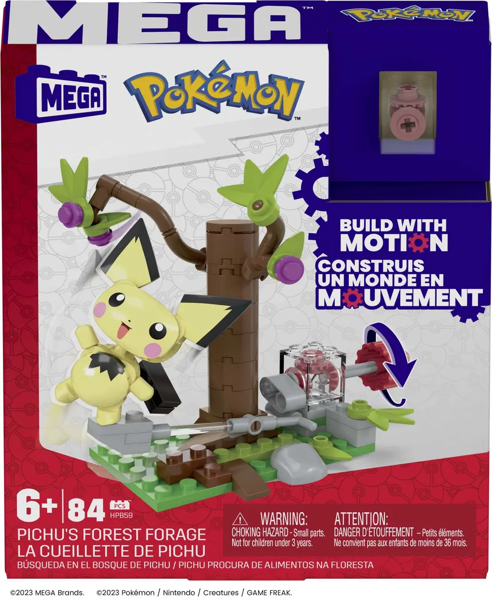 Mega Bloks Pokémon Pichu's Forest Forage Construction Set Photo 6